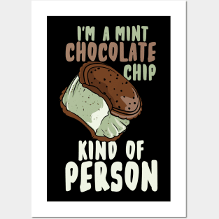 Mint Chocolate Chip Posters and Art